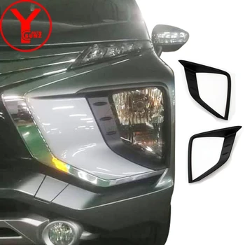 

black headlight head lights covers for mitsubishi xpander ultimate 2017 2018 2019 ABS car parts accessories for xpander YCSUNZ