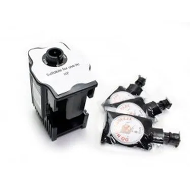 Kit Di Ricarica Hp 336/337/338/350/350Xl (1 Stazione Di Ricarica + 3 Ricariche Nero) (3*6 Ml)