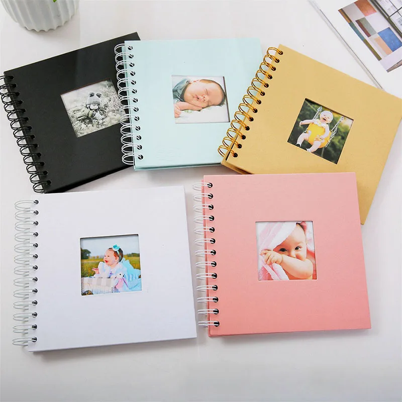 

Photo Albums Creative Baby Anniversary Photoalbums Scrapbook Albums DIY Handmade Photograph Album for Lover Baby Wedding