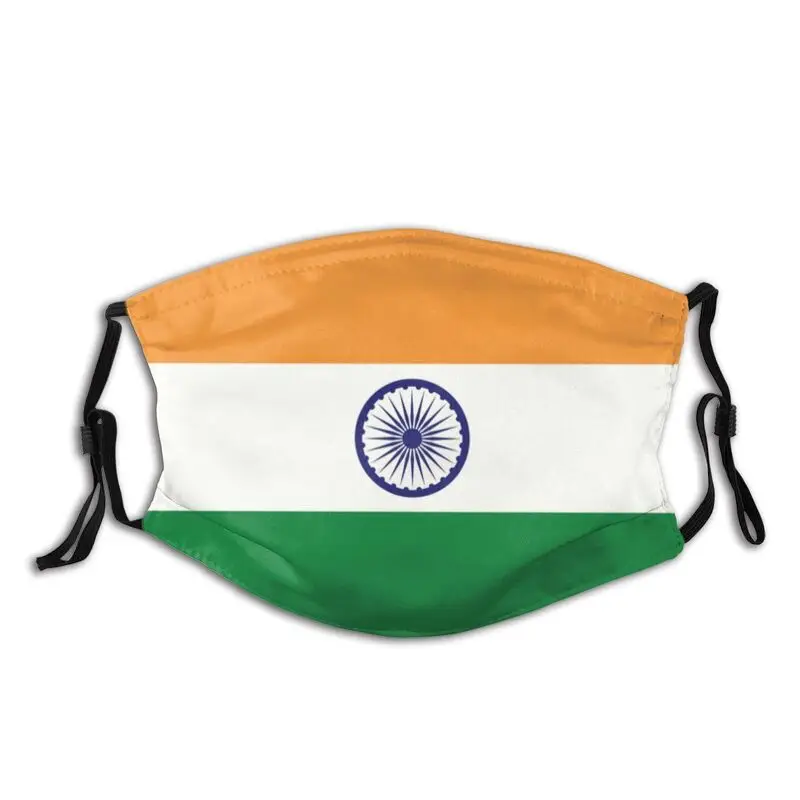Индийская маска с флагом Для мужчин женщин против дымки патриотизм фильтрами