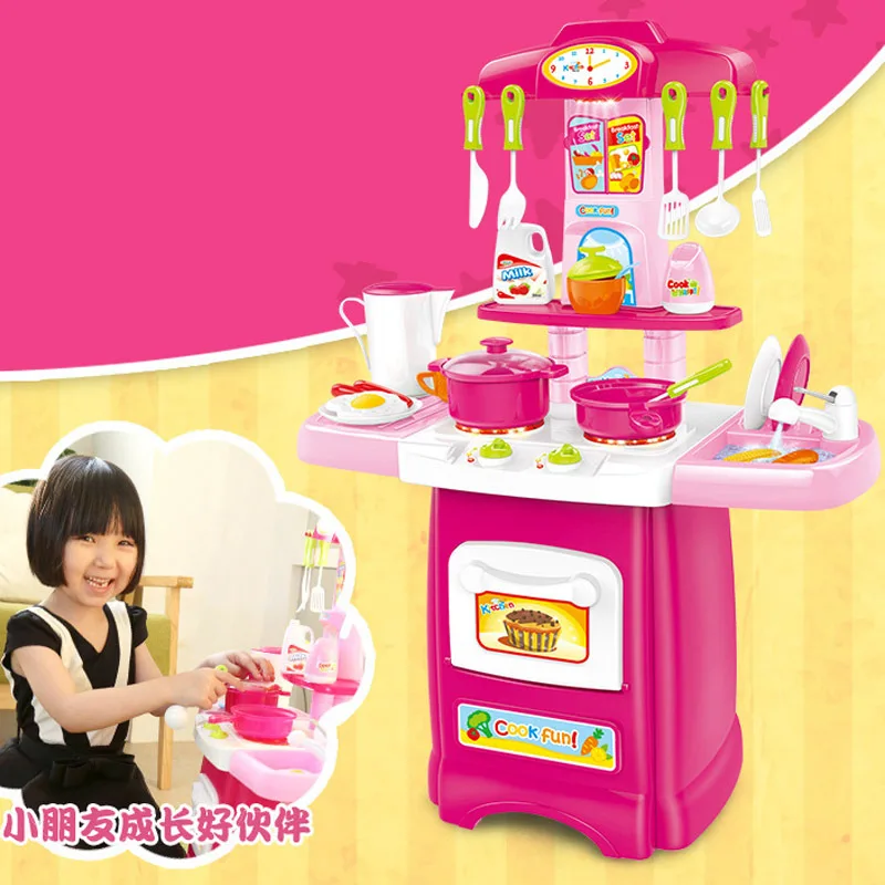  Children Kitchen-Pumping Water Extractor Kitchen Units Set Light Included Light Voice Model Cooking - 4000267395280