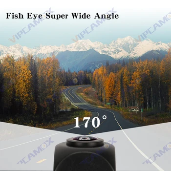 Fish Eye Lens CVBS Vehicle Rear View Camera Starlight Night Vision 170° Car Camera with Parking Line for BMW for VW Passat Golf 4