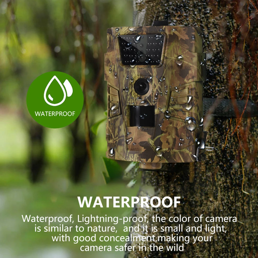 Câmera da Trilha Ip54 à Prova Ângulo de 120 Pces Leds Infravermelhos 850nm Caça Câmera Dwaterproof Água Graus Selvagem Ht-001b 12mp 1080 p 30 Mod. 1249450 5 30 pces leds infravermelhos 850nm caça câmera