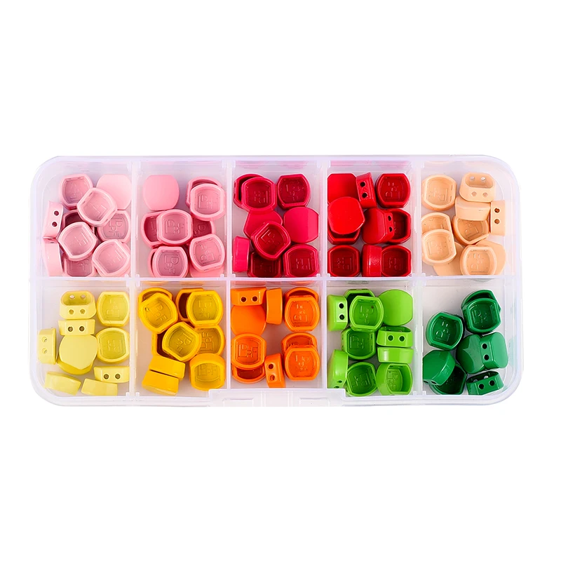 

100pcs/box rainbow honeycomb enamel tile beads metal hematite myuki seed beads colorblock jewelry wholesale bracelet making diy