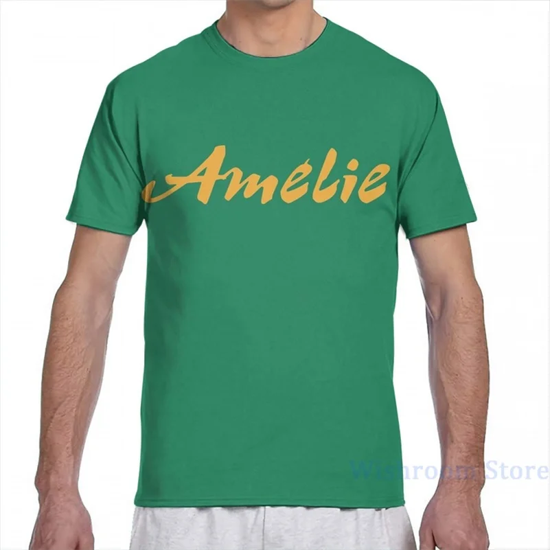 Мужская и женская футболка Amelie с принтом модная для мальчиков девочек топы