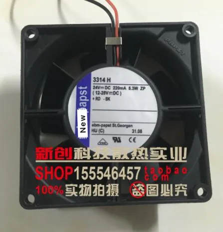 ebmpapst 4314HAR Server Square Fan DC 24V 8.2W 120x120x32mm Axial Fan