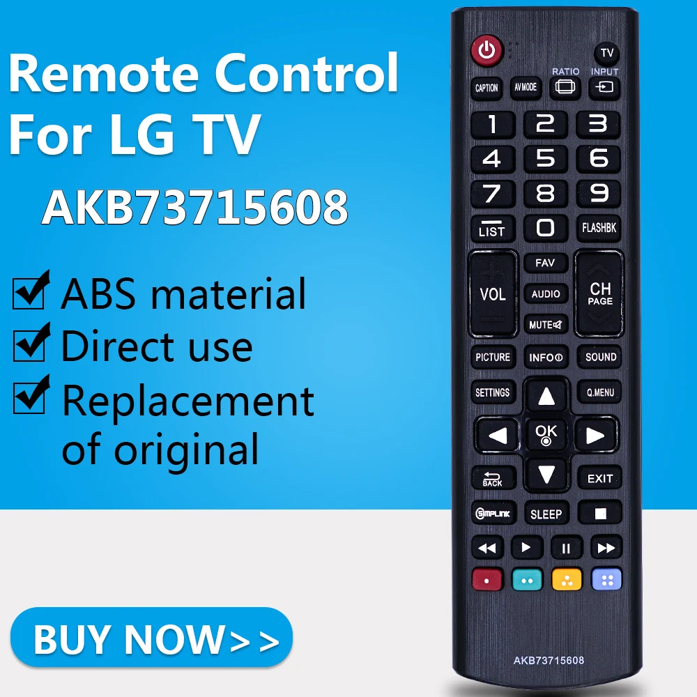 Пульт дистанционного управления для LG ЖК-дисплей светодиодный ТВ AKB73715608 43LX310C