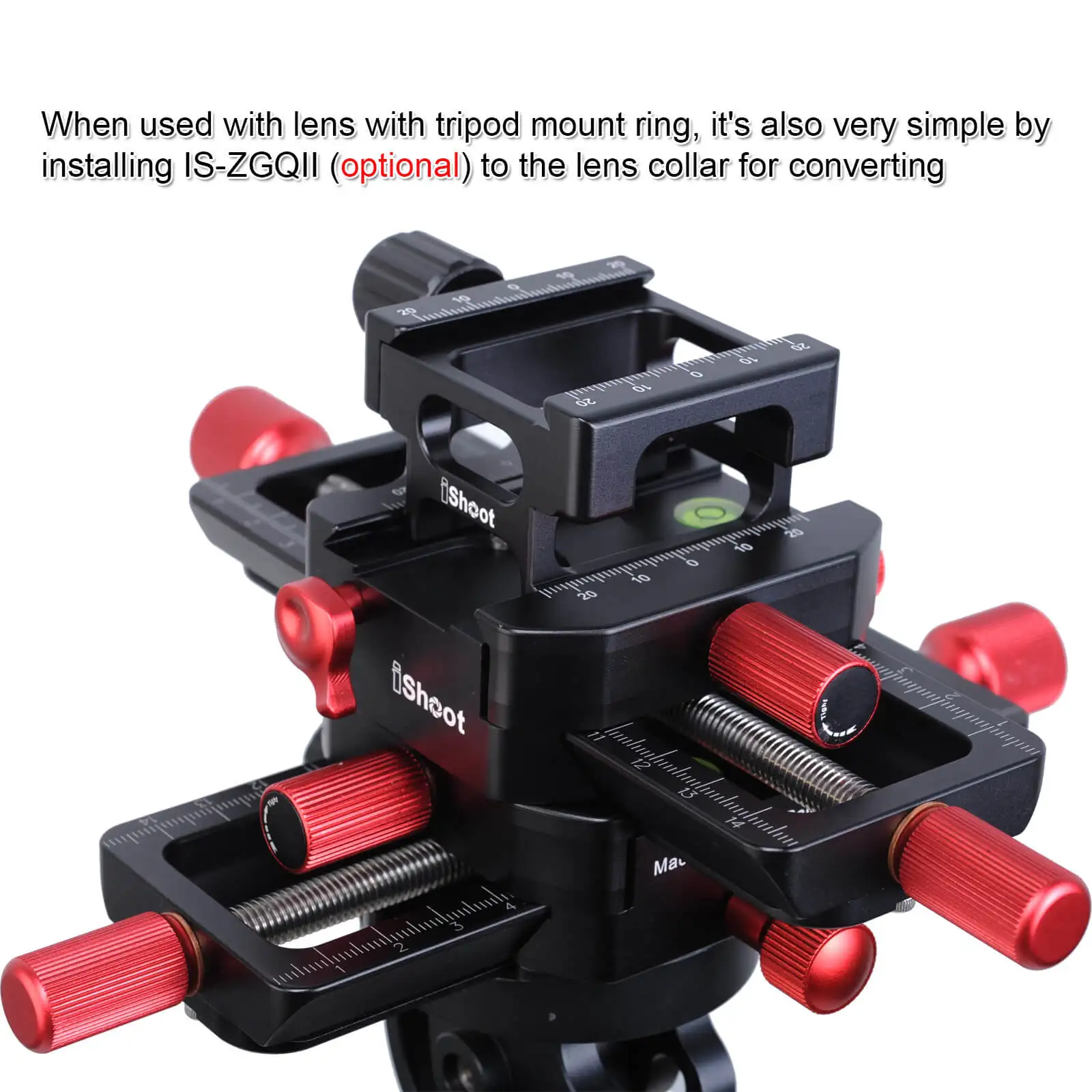 150mm 4-way Macro Focusing Rail Slider Head With Arca-Swiss Fit Clamp Quick Release Plate for Tripod Ballhead Canon Sony Camera