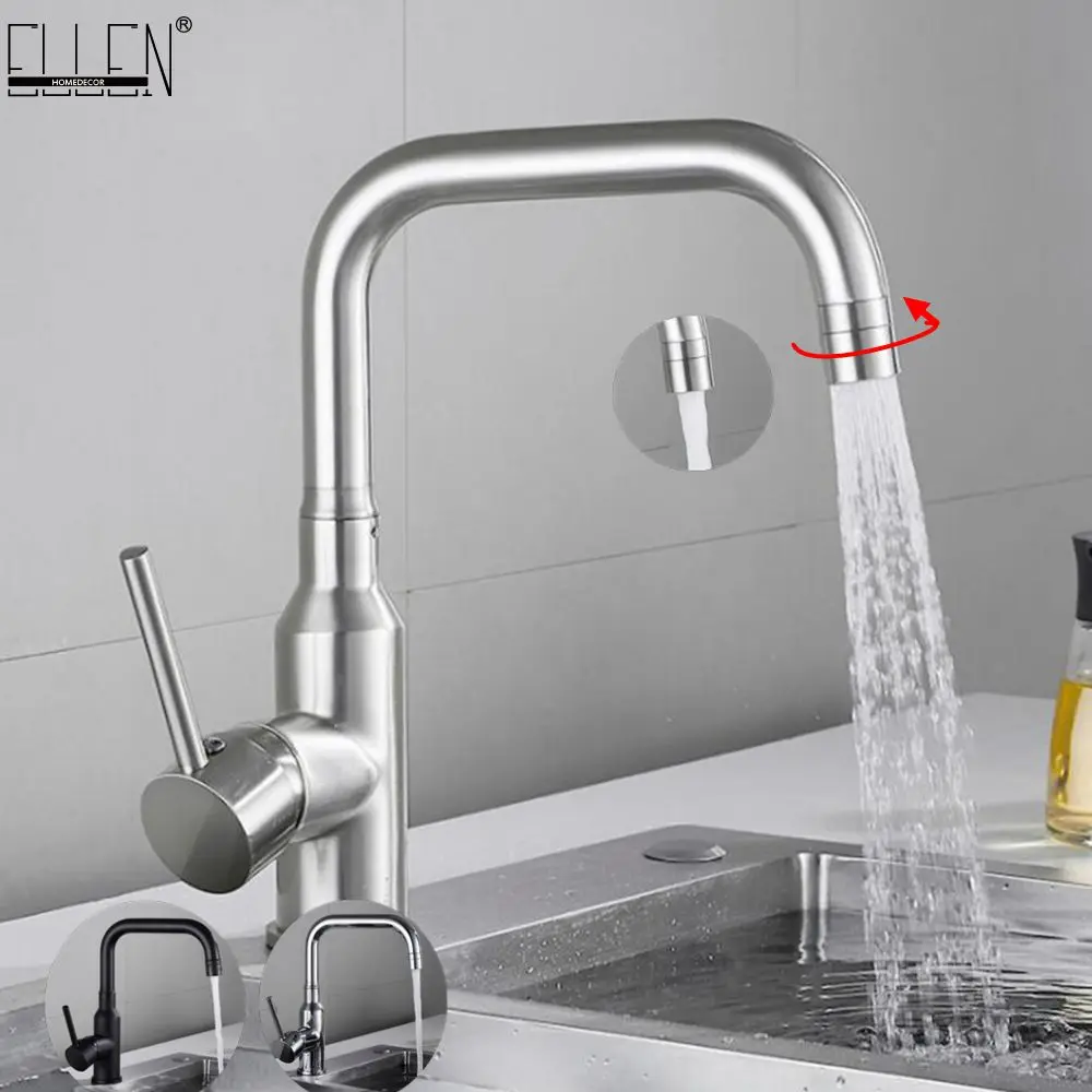  Kitchen Faucet Hot Cold Water Mixer Crane Dual mode Water Spout Faucets Deck Mounted Kitchen Sink T - 4000261607026