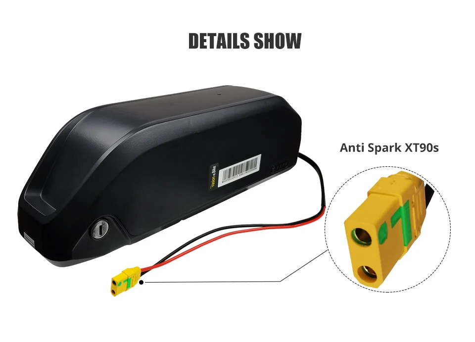 Top Pasion e Bike Battery Pack 52V Electric Bike Battery Kit 52V 17.5AH Li Ion Battery For Electric Bicycle Wheel Motor Kit 7