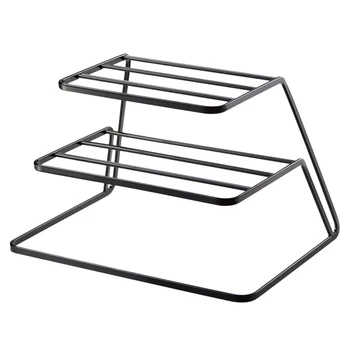 

3-Tier Counter and Cabinet Corner Shelf Organizer for Home Kitchen Simple Shaped 26.5X19.5X16.5cm TB Sale