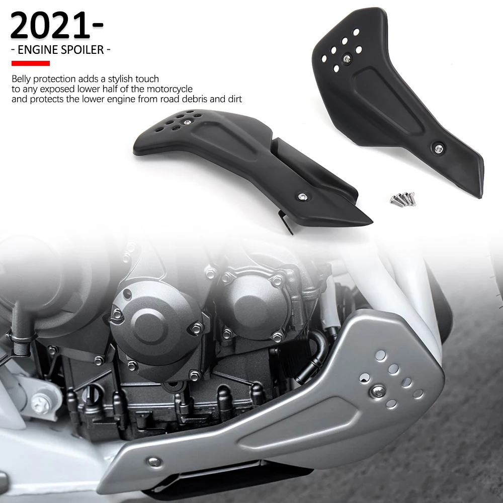 

NEW Bellypan Belly Pan Engine Spoiler Lower Panel Fairing Cowl Cover Body Frame Protection For Trident 660 For TRIDENT 660 2021