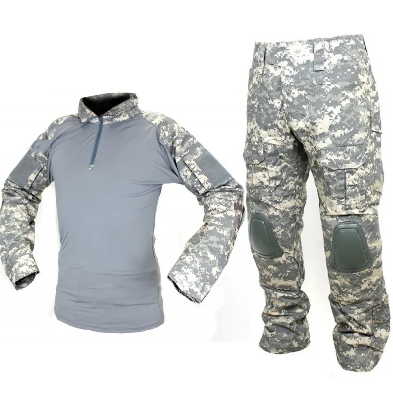 Gen2 ACU Camouflage BDU Army Uniform Military Hunting Clothes Men Airsoft Sniper Clothing Tactical Shirt Pants Set Combat Suit | Спорт и
