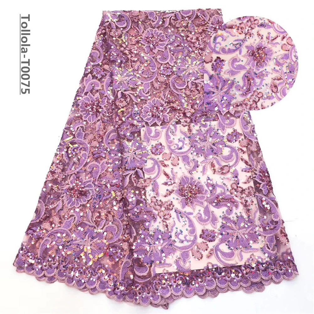 2020 Последняя французская чистая кружевная ткань нигерийская вышитая