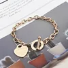 Gran oferta hebilla pulsera de diseño nuevo estilo de las mujeres de la marca de pulsera de cadena de oro corazón brazaletes Carter pulseras modelosde joyería fina ► Foto 2/6