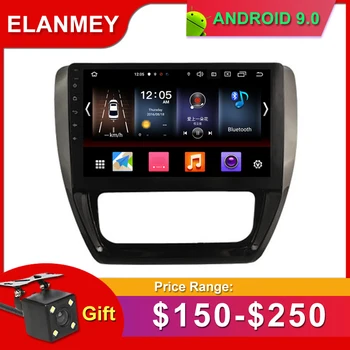 

Gift Camera Car Radio for SAGITAR AT J-ETTA 12-2014 Android 9.0 GPS Navigation Bluetooth Touch screen Car Audio Stere Multimedia