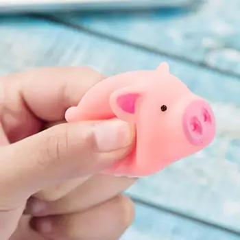 

20Pcs Silicone Sound Squeezes Pig Toy Anti-Stress Reliever Kid Children Gift