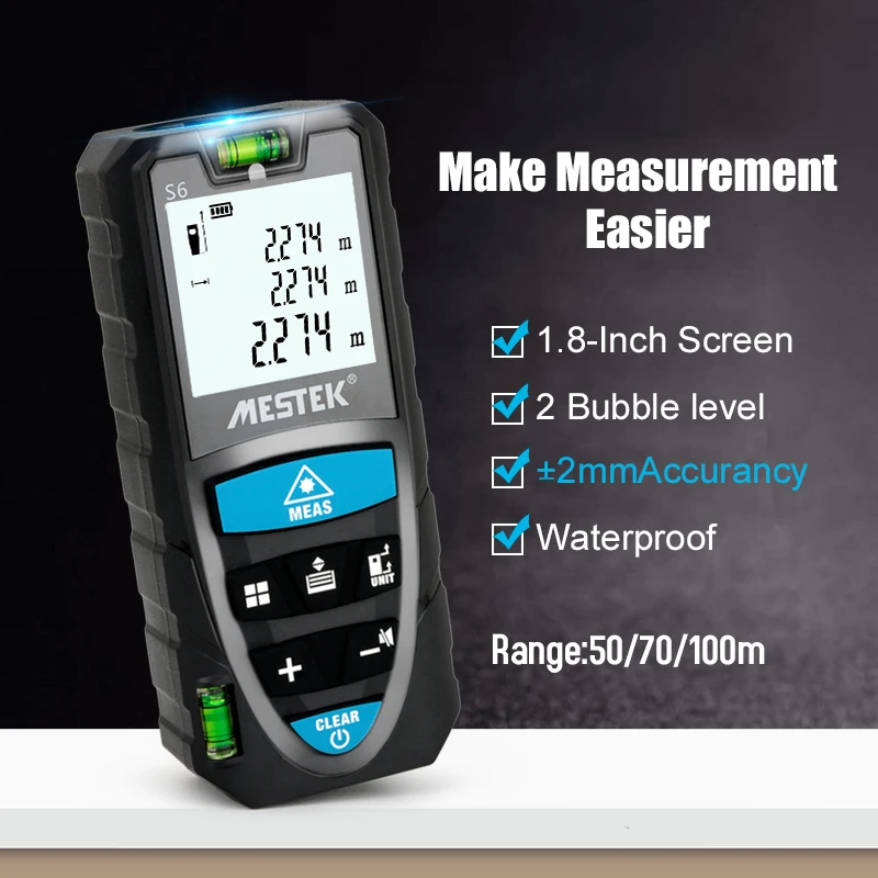 Лазерный дальномер 50/70/100 м|laser distance meter|distance meterlaser |