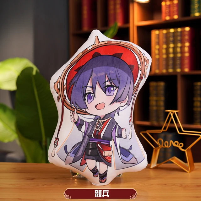 Genshin Impact Zhongli Tartaglia Xiao Venti Diluc Kaeya Paimon Keli Cosplay Anime Plush Toys Kawaii Cartoon Pillow Specification sanbing