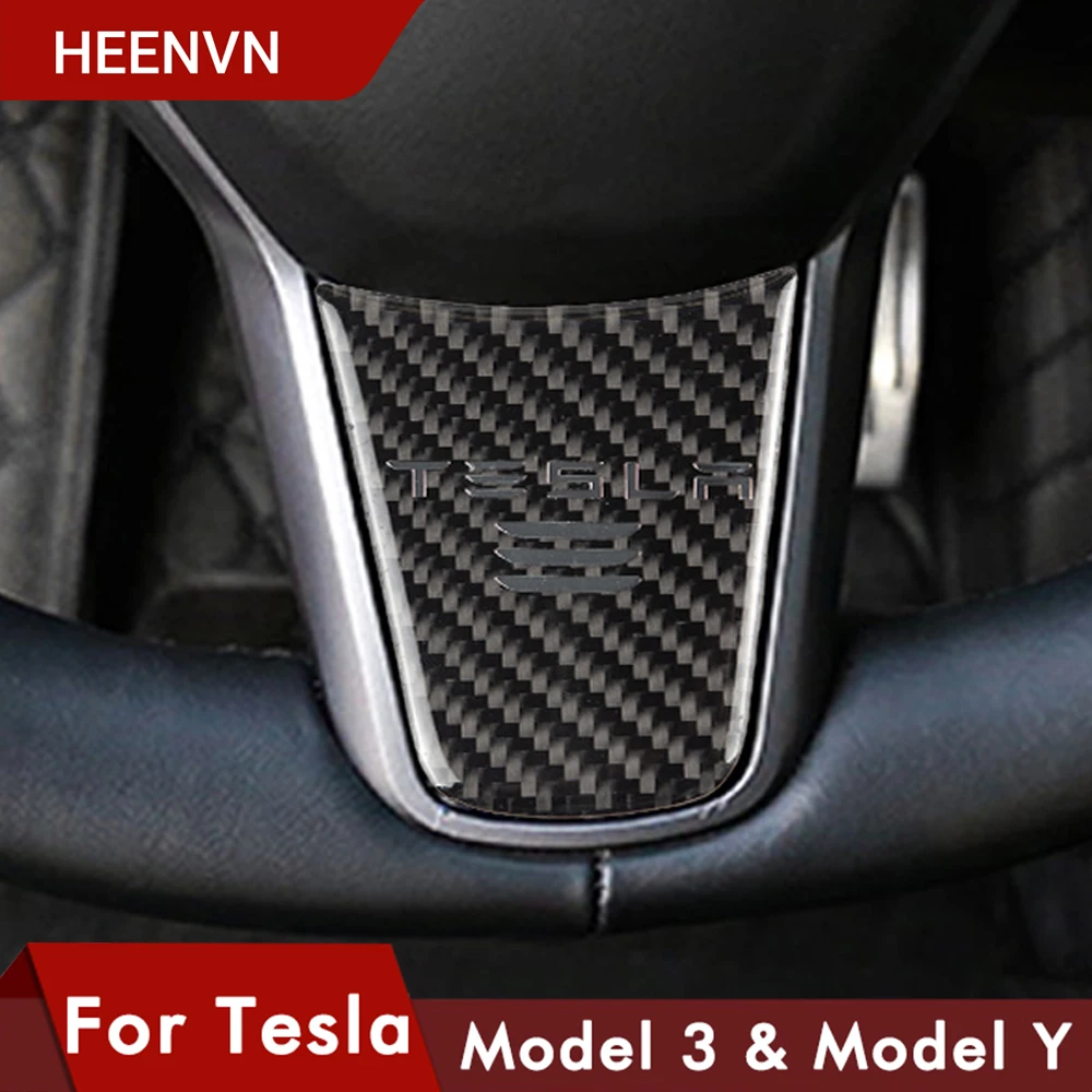 Heenvn Model3 украшение рулевого колеса автомобиля для Tesla модель 3 наклейка из