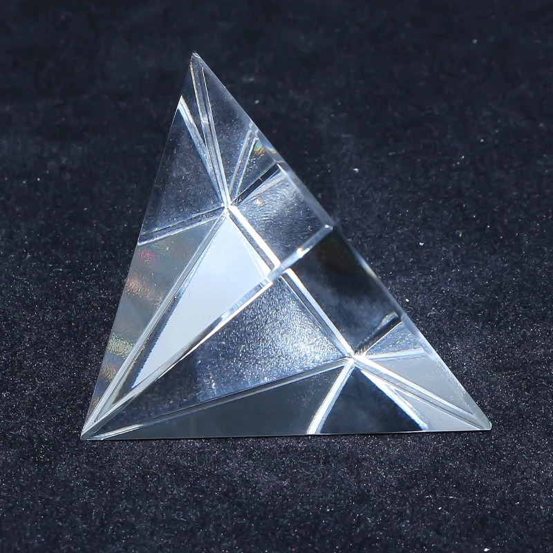 Optical Prism Quadrangular Pyramid 100mm Optical Height Rectangular Pyramid Optical Scientific Experimental Instruments Student