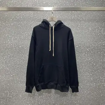 

20ss Owen seak Men Hoodies Sweatshirts Gothic Men's Clothing Oversized Autumn High Street Hip Hop Women Black Zip Hoodies