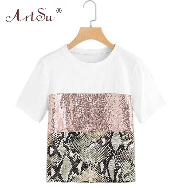 womens white sequin top