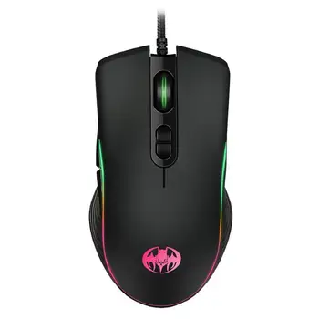 

BLOODBAT GM06 Wired 7 Buttons 1600DPI Optical RGB Backlit Marquee USB Mouse USB wired Mouse Computer gaming mouse