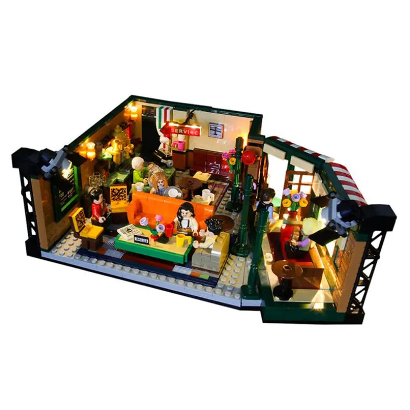 

In Stock Classic TV American Drama Friends Central Perk Cafe Fit Reproduction Legoinglys 21319 Building Block Bricks Toy