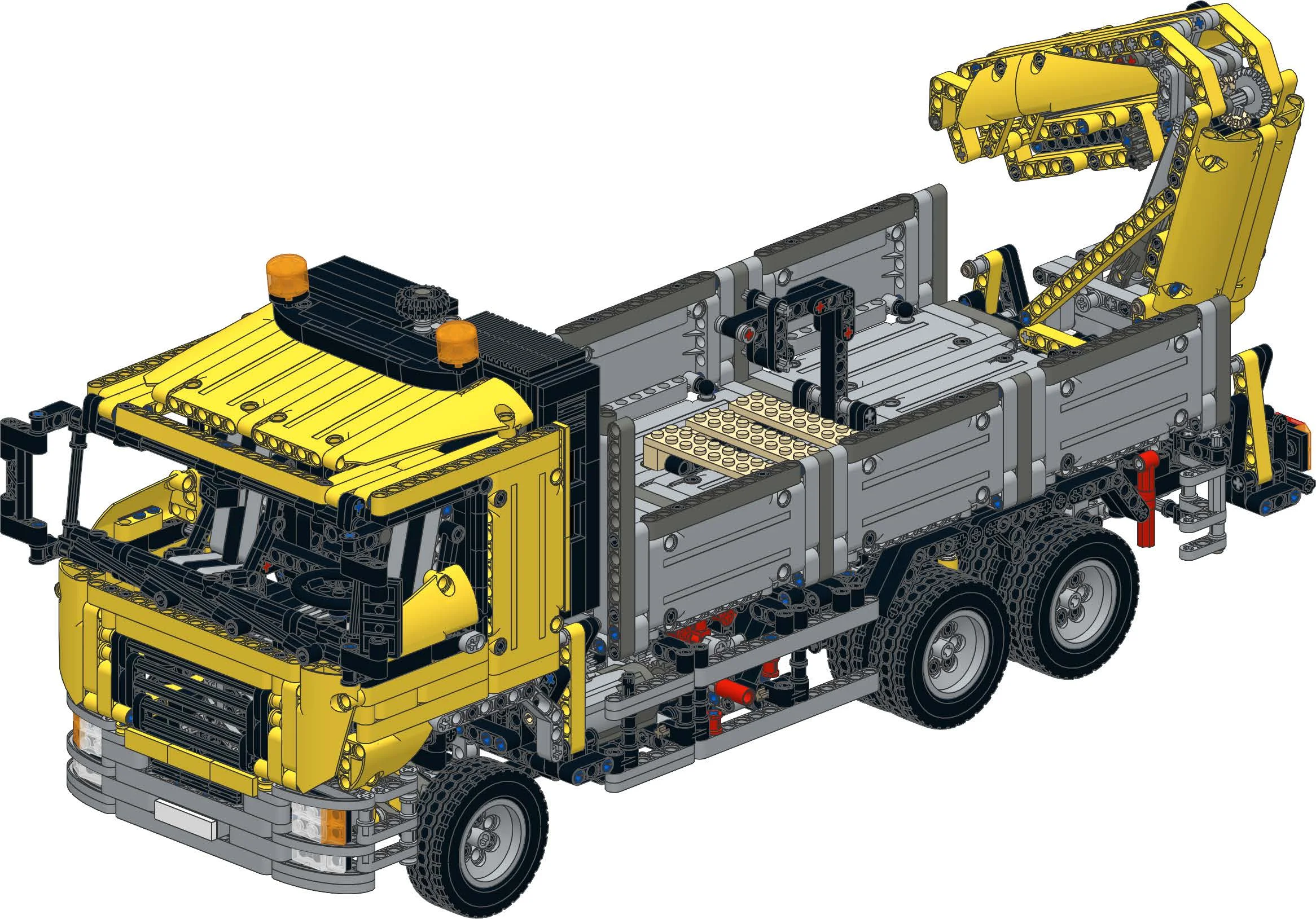 

NEW RC Power Function Technic MOC - 4156 MAN Transport Truck Building Blocks Toy Kit Educational Kids Birthday Gifts