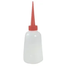 150 мл прозрачный белый пластиковый наконечник сопла швейная машина бутылка для масла прозрачный белый и красный