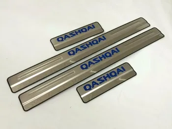 

For Nissan Qashqai J11 2014 2015 2016 Car Accessories Door SillScuff Plate Stainless Steel Door Sills Pedal Sticker