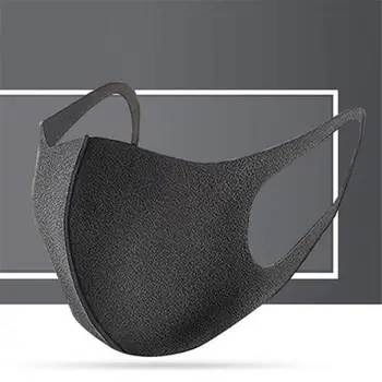 

Face Mask Cotton Reusable Anti-fog Pollution Proof Soft Face Mouth Washable Windproof Cycling Black Dust Masks Men Women