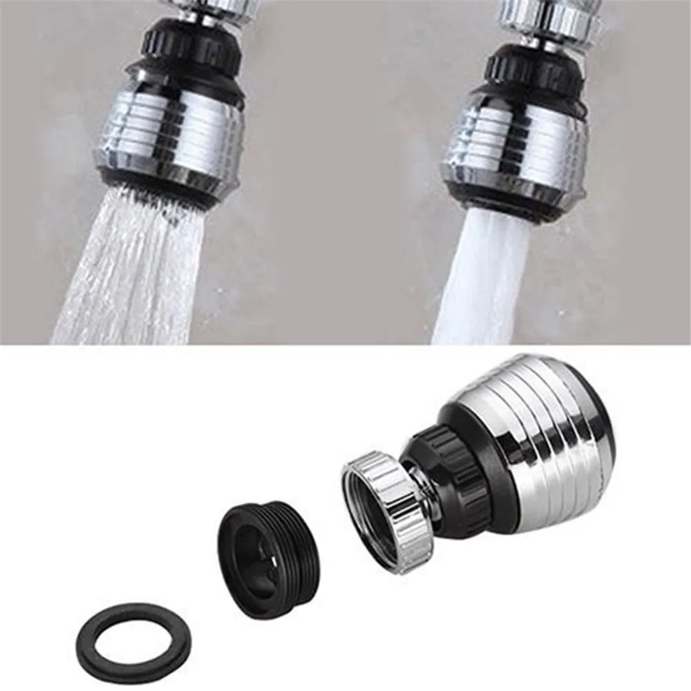 360 Degree Rotary Swivel Faucet Nozzle Anti-splash Water Filter Adapter Shower Head Bubbler Saver Tap for Bathroom Kitchen Tools