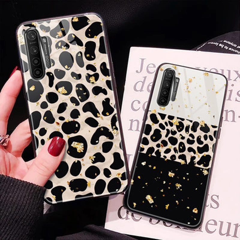 Чехол для OPPO Realme X2 X 2 6 4 &quot закаленное стекло глянцевая задняя крышка чехлы XT T