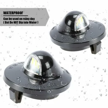 

2pcs License Plate Light For Ford F150 3 SMD Raptor Explorer Full LED 6500K Lamp Replacement Durable