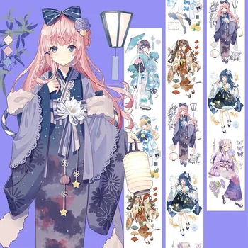 

Lovely Girl Washi Tapes Bullet Journal Masking Tape Adhesive Tape DIY Scrapbooking Washi Stickers