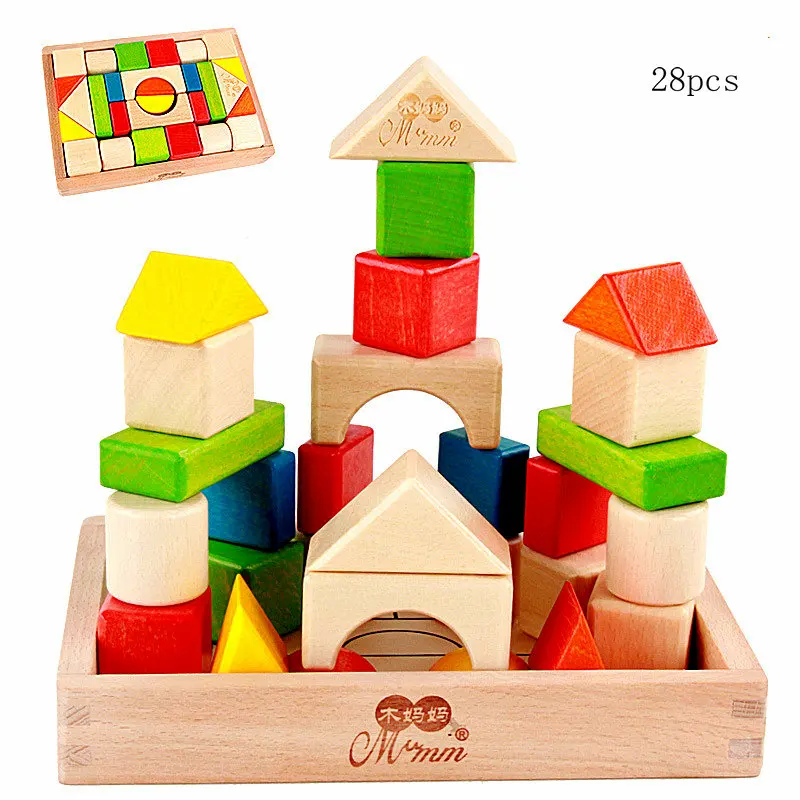 educational wooden blocks