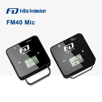 

FEIDU FM40 UHF Wireless Microphone Transmitter Receiver Lapel Lav video Mic for Smartphone DSLR Camera VS SOKANI Comica