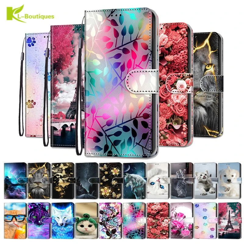 Leather Case For Xiaomi Redmi 8 Case Etui Flip Cover Wallet Phone Cases For Xiaomi Redmi 8A 7A 6A 5A 4A 4X 6 Pro 5 Plus Case