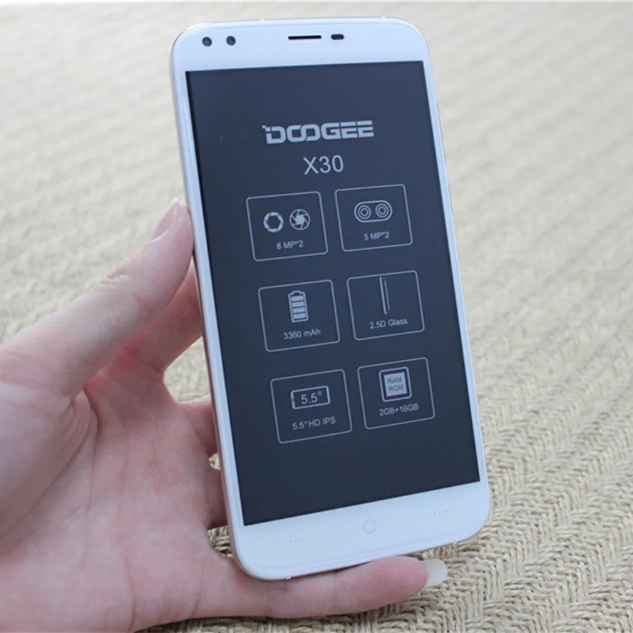 In Stock! DOOGEE X30 Four Cameras 3G WCDMA Android