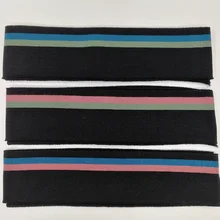 JIETAI мерсеризованный хлопок мягкий набор трикотажная полоса ребра ткань тканевые аксессуары DIY воротник манжеты подол нижний воротник Рисование текстурирование