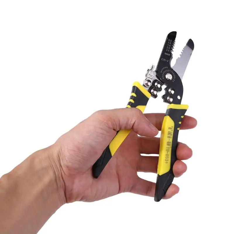 Stripping Pliers Multi-functional Cable Wire Stripper Cutter Terminal Crimping Tool 12AWG 14-18AWG 20AWG