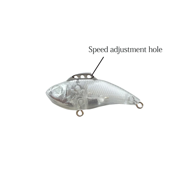 Fishing Lure XIDIAOYU 10Pcs VIB blank bait 40mm 4g unpainted to attract organ fishing