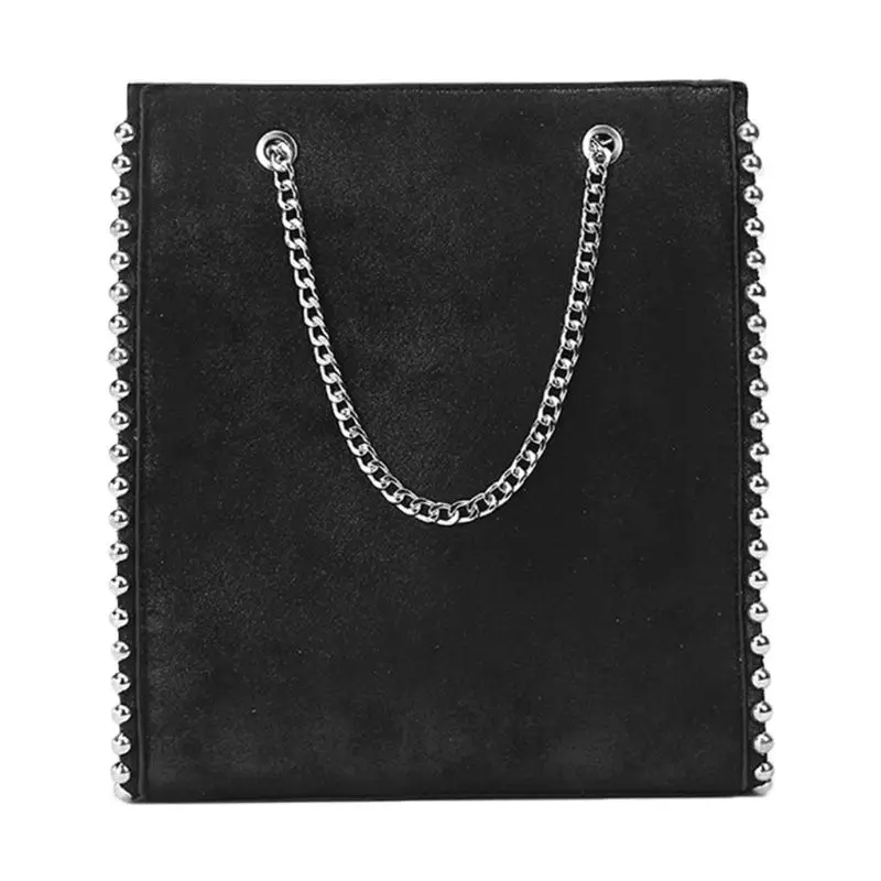 

Women Leather Chain Rivet Shoulder Bag Lady Crossbody Tote Messenger Satchel Premium Quality