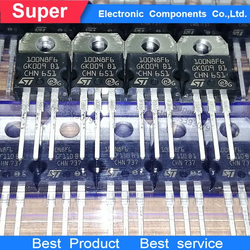 10 unids/lote MOSFET STP110N8F6 110N8F6 транзистор nuevo 110A80V