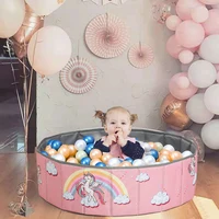 1Set Child Ball Ocean Pool Tent Free BPA Soft Plastic Balls for Ball Pit Play Tent Baby Playhouse Pool Birthday Party Decoration 2