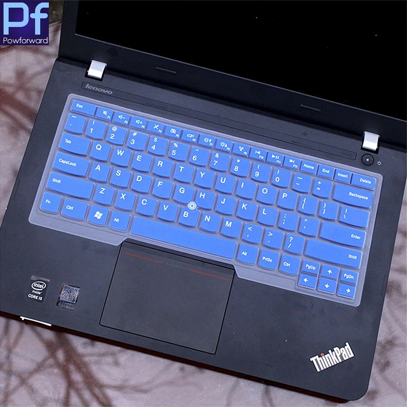 blue Для lenovo 1" ThinkPad E серия ноутбуков E490 E480 E470 E470C E475 E460 E465 E450 E455 E440 E430 ноутбук клавиатура защитная крышка - Цвет: blue