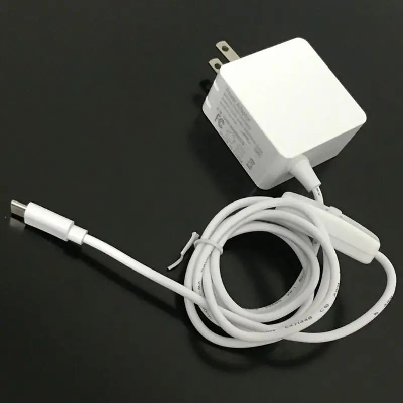 Адаптер питания кабель 5V3A USB-C зарядное устройство с переключателем для Raspberry Pi 4B