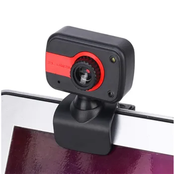 

HD USB Webcam with Clip for Laptop Mini Plug and Play Video Calling Computer Camera with Microphone